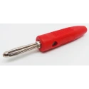 RS PRO Red Male Banana Connector, 4 mm Connector, Screw Termination, 50V, 16A, Bright Nickel Over Copper Plating 212-1234