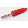 RS PRO Red Male Banana Connector, 4 mm Connector, Screw Termination, 50V, 16A, Bright Nickel Over Copper Plating 212-1234