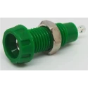 RS PRO Green Female Banana Socket Solder Termination 50V 10A Silver Plating 212-1227