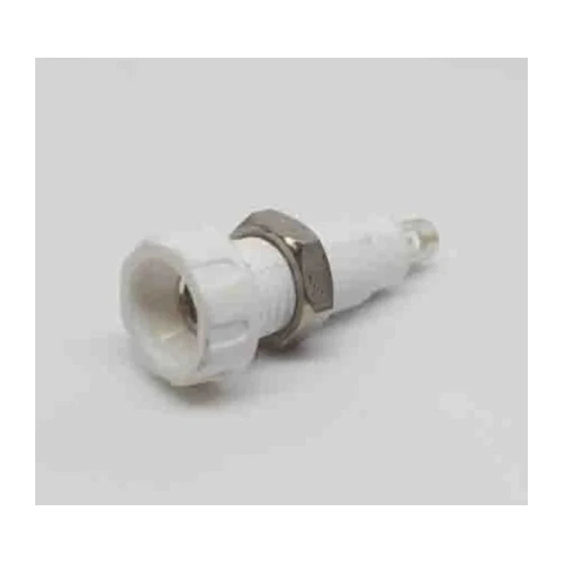 RS Pro White Female Banana Socket 4 mm Connector 250V AC 10A Silver Plating 212-1248