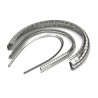 Wurth Elektronik Shielding Strip of Nickel Plated Copper Beryllium with Screw Fixing 409.79mm x 19.8mm x 6.4mm 3851080