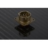 Amphenol Socapex MIL Spec Circular Connector Panel Mount Aluminium Copper Alloy 12 Contacts PT02A-14-12P