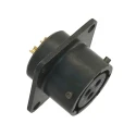 Amphenol Industrial MIL Spec Circular Connector Panel Mount 1kV AC 8 Way Female Copper Alloy PT02E-16-8S