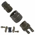 Amphenol Industrial MIL Spec Circular Connector Copper Alloy Straight 6 Way Cable 1kV AC Gold Plated Contacts PT06A-10-6S(SR)