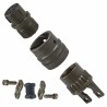 Amphenol Industrial MIL Spec Circular Connector Copper Alloy Straight 6 Way Cable 1kV AC Gold Plated Contacts PT06A-10-6S(SR)