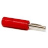 RS Pro Red Male Banana Connector, 4 mm Connector, 50V, 16A, Nickel Plating 212-1256