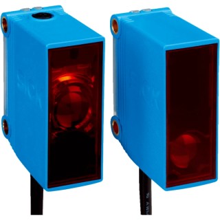 SICK Through Beam Photoelectric Sensor, Block Sensor, 0 to 40 m Detection Range, PNP Output, IP67, Model GSE10-P1111