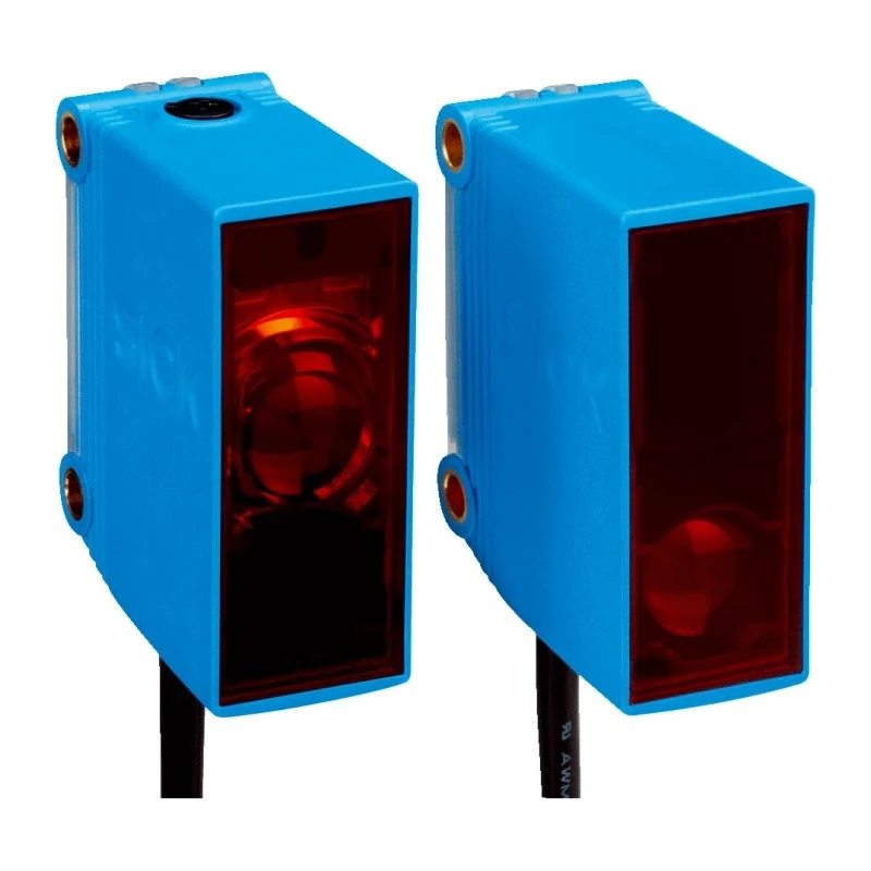 SICK Through Beam Photoelectric Sensor, Block Sensor, 0 to 40 m Detection Range, PNP Output, IP67, Model GSE10-P1111