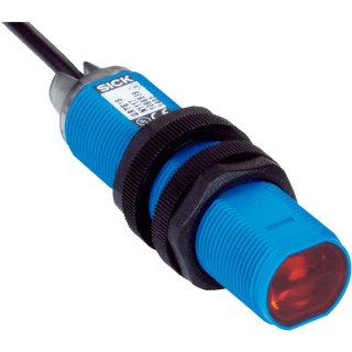 SICK Energetic Photoelectric Sensor Barrel Sensor 5 mm to 1 m Detection Range PNP Output IP67 GRTE18-P1167