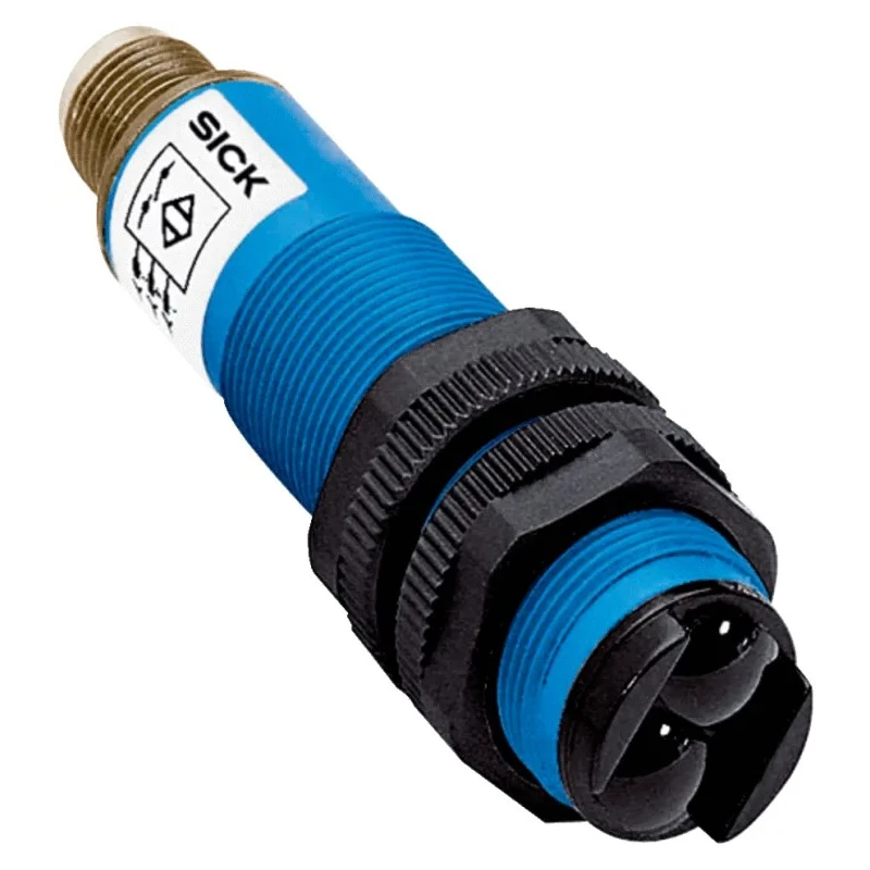 SICK Energetic Photoelectric Sensor Barrel Sensor 10 mm to 800 mm Detection Range PNP Output IP67 Protection VTE18-4P8740