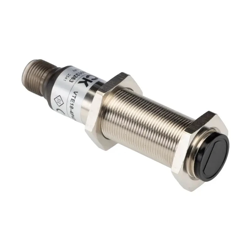 SICK Proximity Photoelectric Sensor, Barrel Style, 5 mm to 400 mm Detection Range, PNP Output, IP67 Rated VTE18-4P4240