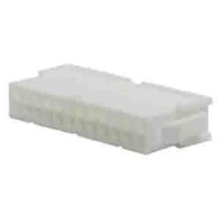 Molex 24 Way Nylon Connector Housing Receptacle, White, Series 5559 39012246