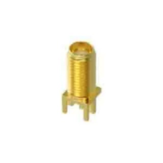 Molex 73251 Series Coaxial Connector PCB Female SMA, 50 Ω, Straight Body Edge Mount 732512120