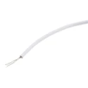 Alpha Wire White 0.33 mm² Stranded Tinned Copper Hook Up Wire 22 AWG 7 x 0.12 mm, 100 m UL11028