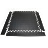 Coba Europe Black Floor Tile Edging Polyvinyl Chloride Studded Finish 80 mm x 515 mm x 5 mm TLC010001E
