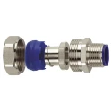 Flexicon 316 Stainless Steel Natural Conduit Fitting, 25 mm Nominal Size, M25 Thread, IP66 IP67 IP68 IP69K LTP25-M25-CSS