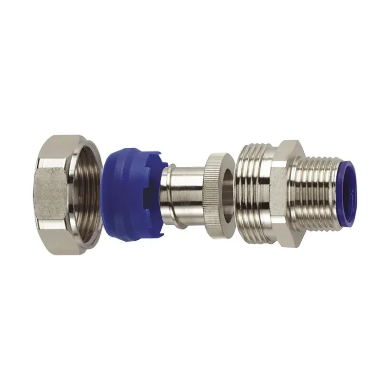 Flexicon 316 Stainless Steel Natural Conduit Fitting, 25 mm Nominal Size, M25 Thread, IP66 IP67 IP68 IP69K LTP25-M25-CSS