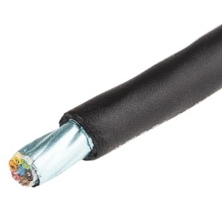 Alpha Wire Xtra-Guard 2 Performance Cable Series Data Cable 4 Pairs 0.23 mm² 30 m Black Sheath Thermoplastic 25494 BK005