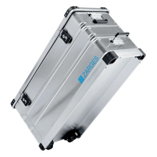 Zarges Metal Aluminium Waterproof Watertight Wheeled Transit Case 400 mm x 455 mm x 960 mm 41815