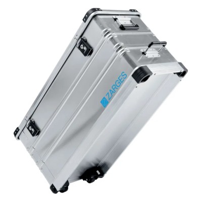 Zarges Metal Aluminium Waterproof Watertight Wheeled Transit Case 400 mm x 455 mm x 960 mm 41815