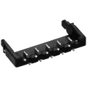 Hirose DF65 Series Straight Surface PCB Header, 3 Contacts, 1.7 mm Pitch, 1 Row, Shrouded DF65