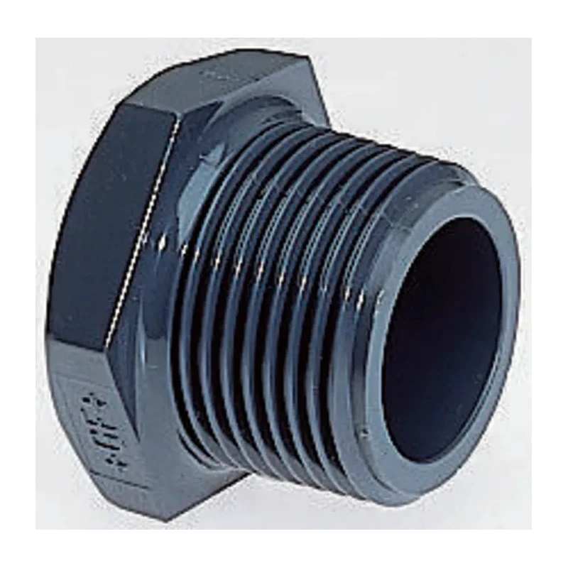 Georg Fischer Plastic Pipe Fitting Straight Threaded R Plug 3/4 in 3/4 in 721961907