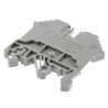 RS PRO 1296.2 Series Grey Feed Through Terminal Block 1-Level Screw Termination 800V 24A 22-12 AWG 872-5603
