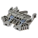 RS PRO 1296.2 Series Grey Feed Through Terminal Block 1-Level Screw Termination 800V 24A 22-12 AWG 872-5603