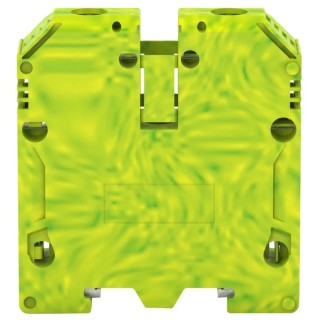 RS PRO 17163.2 Series Protective Earth Terminal Block Green, Yellow, 70mm² Cable CSA, 2-Level Screw Termination 872-4713