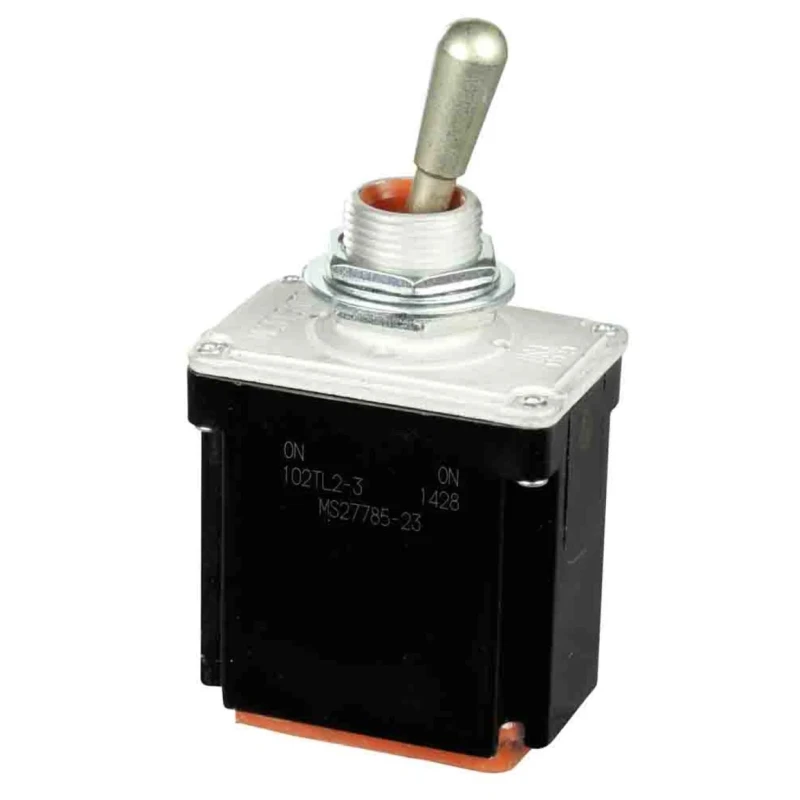 Honeywell Technologies Toggle Switch Bushing Mount DPDT On-On 20A 28V DC 125V AC 102TL2-3
