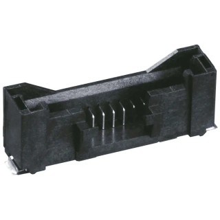 Hirose DF50 Series Straight Surface PCB Header, 5 Contacts, 1 mm Pitch, 1 Row, Shrouded DF50