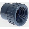 Georg Fischer Plastic Pipe Fitting Adapter Straight 1-1/4 in Rp Female Connection 721901409