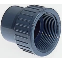 Georg Fischer Plastic Pipe Fitting Straight Push-in Adapter 1/2 in 721901406