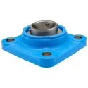 SKF Flanged Bearing Unit 50 mm Inside Diameter Stainless Steel Composite Housing Set Screw Locking F4BC 50M-TPSS
