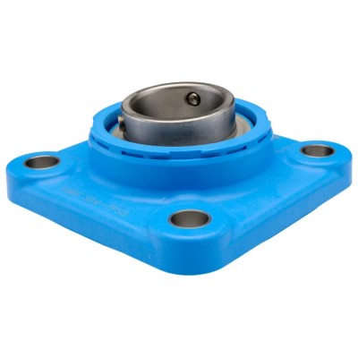 SKF Flanged Bearing Unit 50 mm Inside Diameter Stainless Steel Composite Housing Set Screw Locking F4BC 50M-TPSS