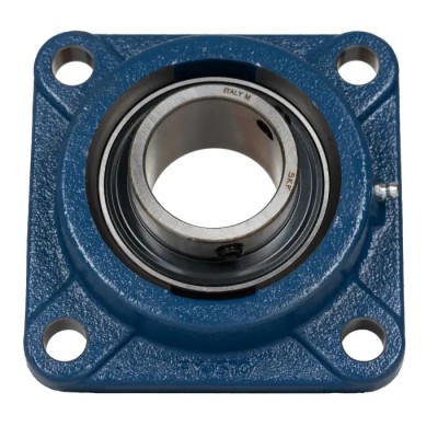 SKF 4 Hole Cylindrical Flange Bearing Unit, Cast Iron, Eccentric Locking Collar, 35 mm ID, 15.3 kN Static Load FY 35 FM