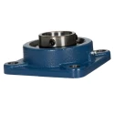 SKF 4 Hole Cylindrical Flange Bearing Unit, Cast Iron, Eccentric Locking Collar, 35 mm ID, 15.3 kN Static Load FY 35 FM