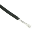 RS PRO Black 0.33 mm² Hook Up Wire, 22 AWG, 17 x 0.16 mm Strands, Polyethylene Jacket, 100 m UL3239