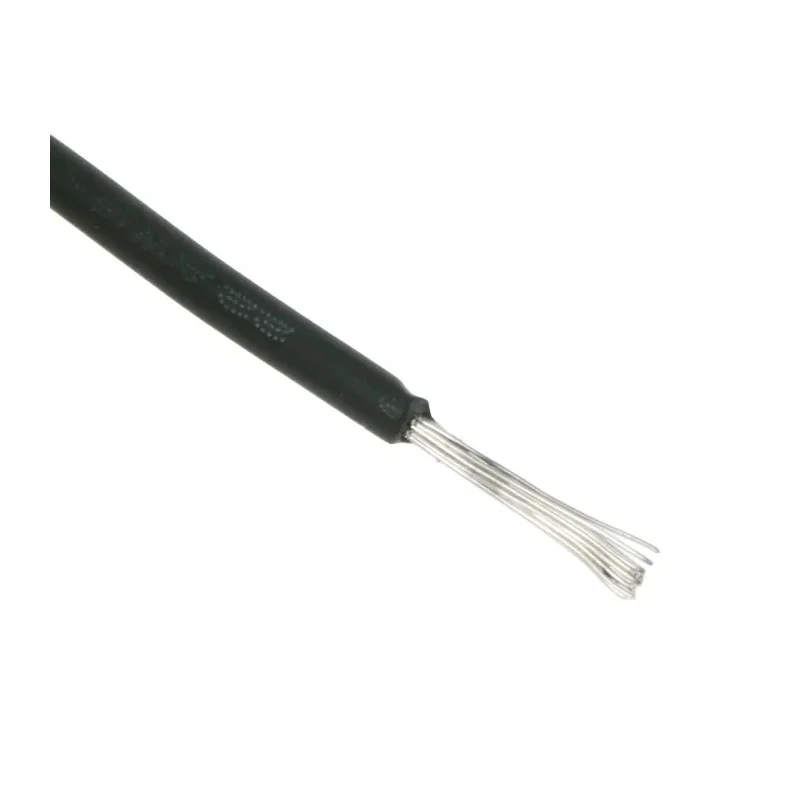 RS PRO Black 0.33 mm² Hook Up Wire, 22 AWG, 17 x 0.16 mm Strands, Polyethylene Jacket, 100 m UL3239
