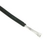 RS PRO Black 0.33 mm² Hook Up Wire, 22 AWG, 17 x 0.16 mm Strands, Polyethylene Jacket, 100 m UL3239