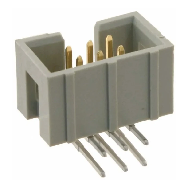 HARTING SEK 18 Series Right Angle Shrouded Through Hole PCB Header, 6 Contacts, 2.54 mm Pitch, 2 Row, Gold Plated 09185067323