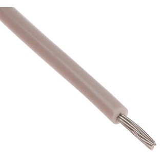 Alpha Wire 1430 Series White 0.2 mm² Hook Up Wire, 24 AWG, 11 x 0.16 mm Core Strands, 100 m Length, Polyvinyl 873-9945