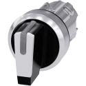 Siemens SIRIUS ACT 3 Position Illuminated Selector Switch Head 22 mm Cutout IP69K IP67 IP66 3SU1052-2BM60-0AA0