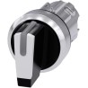 Siemens SIRIUS ACT 3 Position Illuminated Selector Switch Head 22 mm Cutout IP69K IP67 IP66 3SU1052-2BM60-0AA0