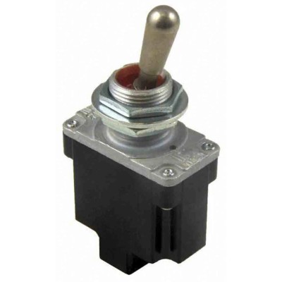 Honeywell Technologies Toggle Switch, Bushing Mount, Latching, SPDT, Screw Terminal, 28 V DC, 125 V AC, 20A Contact 1TL1-51