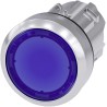 Siemens SIRIUS ACT Series Blue Momentary Push Button Switch, 22 mm Cutout, IP66, IP67, IP69K 3SU1051-0AB50-0AA0