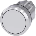 Siemens SIRIUS ACT Series White Momentary Push Button Switch, 22 mm Cutout, Metal Actuator 3SU1050-0AB60-0AA0