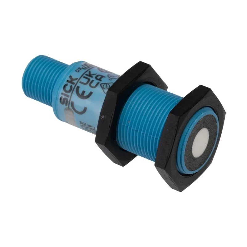 SICK Threaded Barrel Ultrasonic Proximity Sensor M18 x 1 250mm Detection 200mA PNP Output 30V UM18-211161101