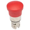 Siemens SIRIUS ACT 3SU10 Series Emergency Stop Pull Release Push Button Head, 22mm Cutout, Metal Material 3SU1050-1HA20-0AA0