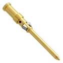 HARTING Heavy Duty Power Connector Crimp Contact Han D HMC Male 10A 250V Copper Alloy Gold Plated 09152006121